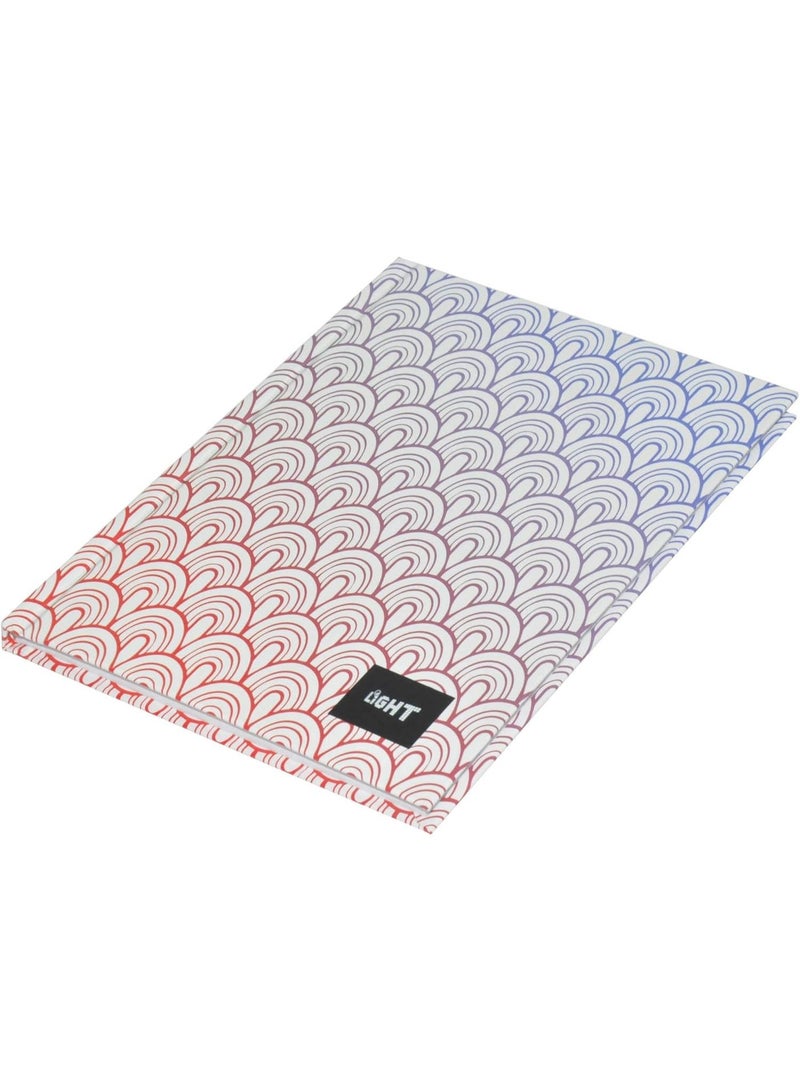 FIS 5-Piece Light Hard Cover Notebook, Single Ruled, (100 Sheets), A5 Size - LINBA51610 - Image 2